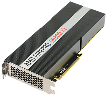 AMD FirePro S9300 x2 8GB PCIe 3.0 Reverse Airflow
