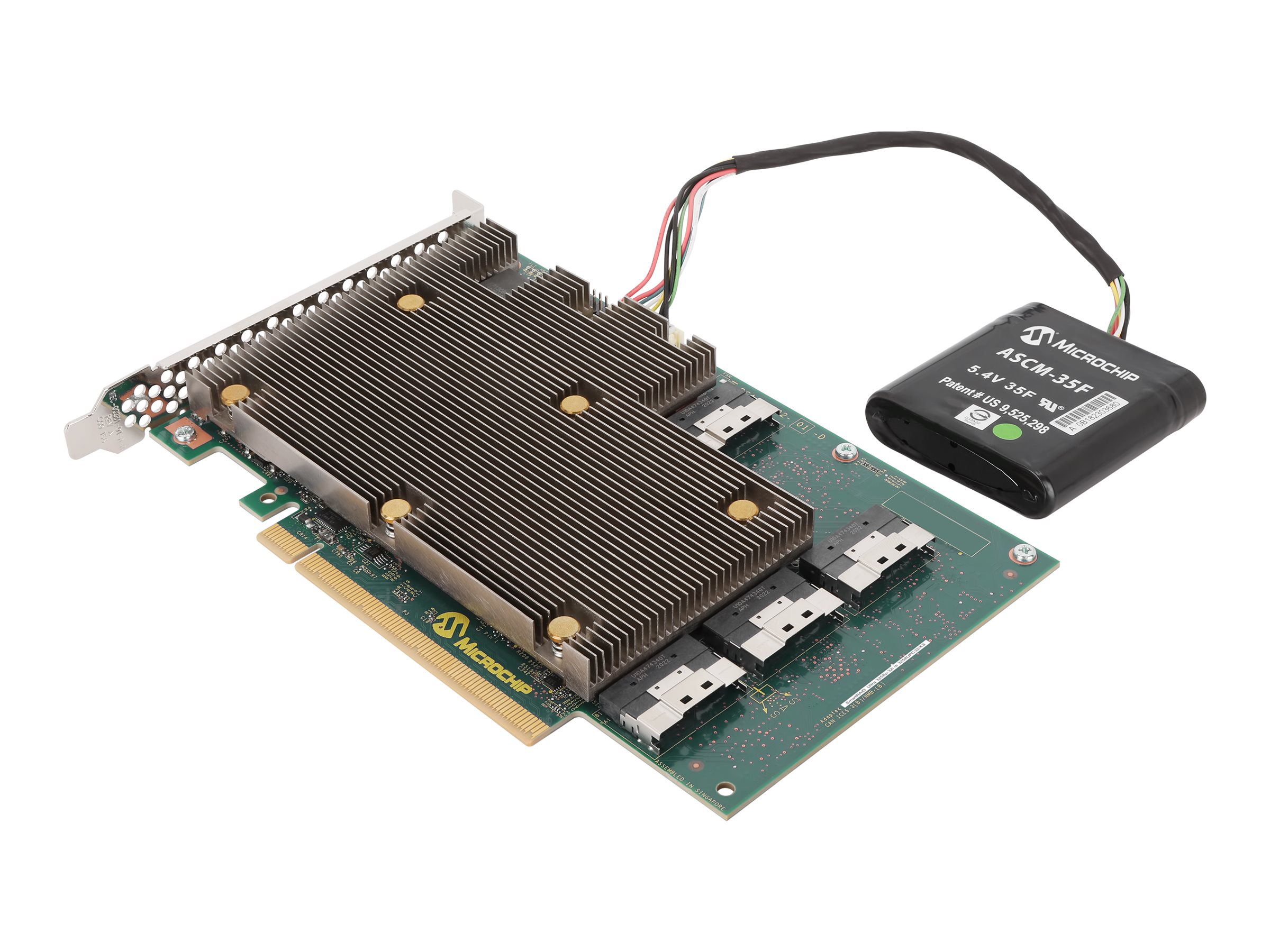 RAID Controller PCI-Express, 4-SATA/SAS Kanäle, 1 GB Cache